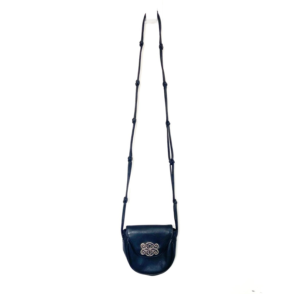 Brighton 1 World Bag Mini Leather Crossbody Swirl Charm